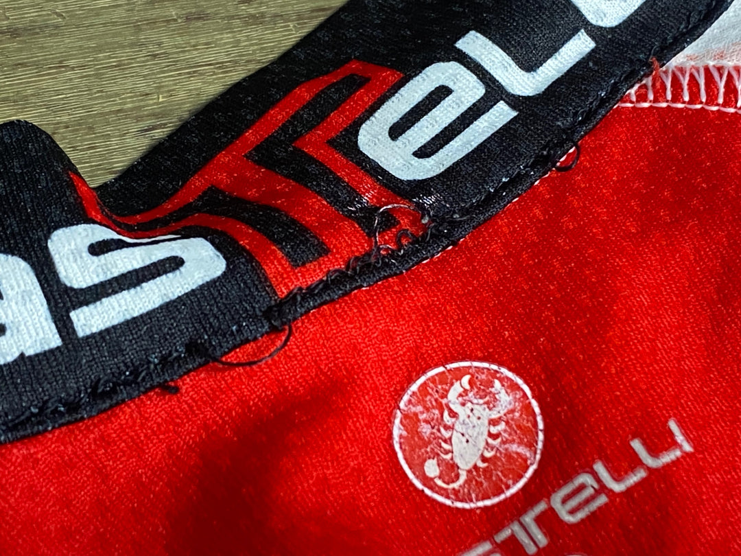 KN222 カステリ CASTELLI CLASSIFICA JERSEY 半袖 サイクルジャージ 赤 L