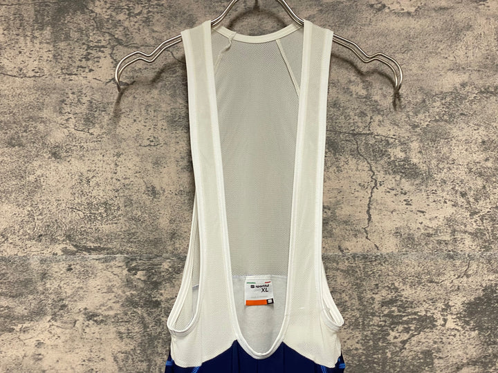 KJ790 スポーツフル sportful ビブタイツ 紺 XL 裏起毛 SAXO BANK