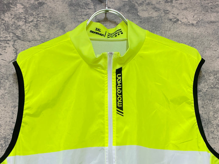 KN293 モーゼン morethan サイクルベスト ジレ 黄 3XL
