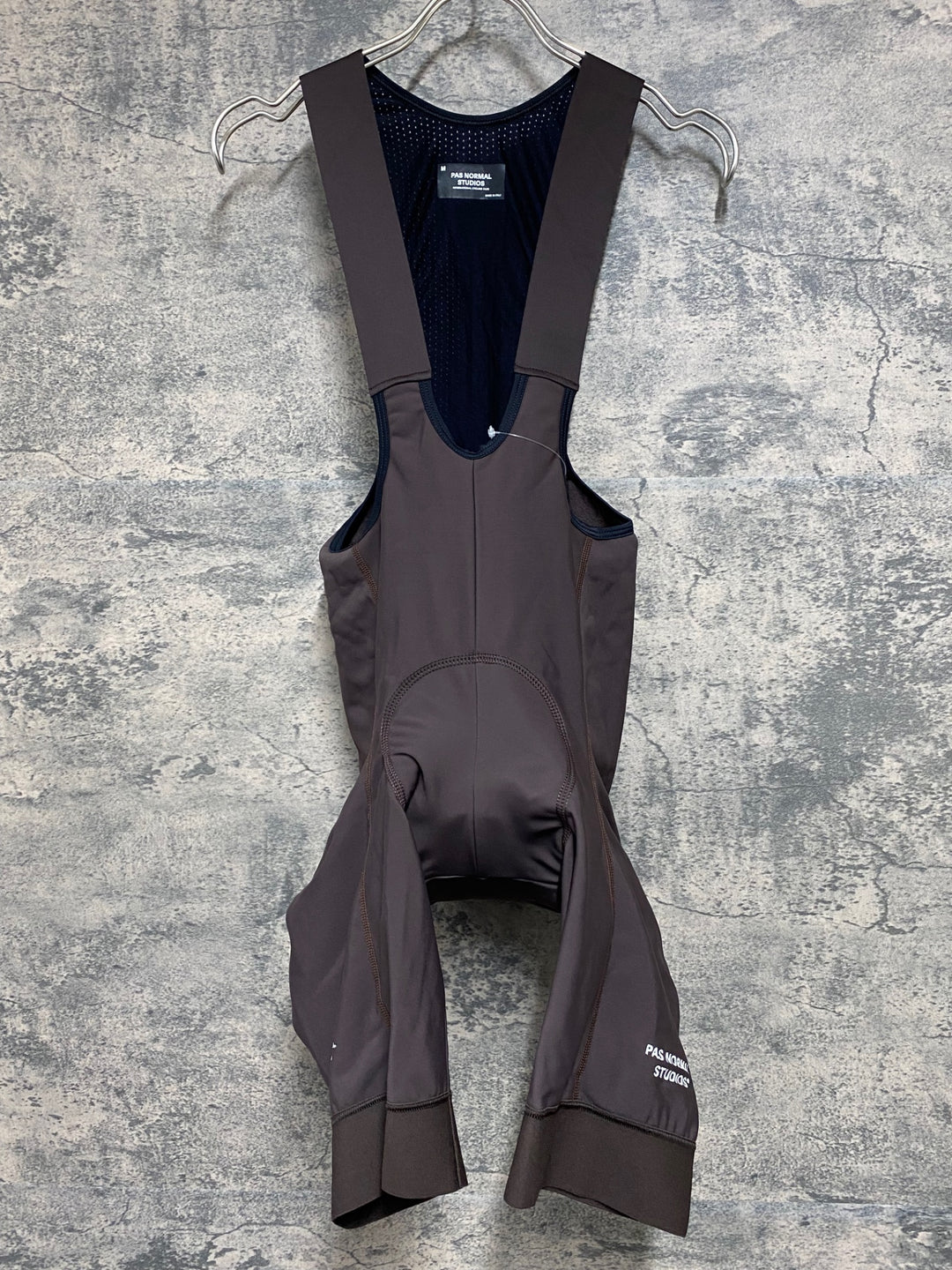 JY493 パスノーマルスタジオ PAS NORMAL STUDIOS Essential Thermal Bibs ビブショーツ パープル M 裏起毛