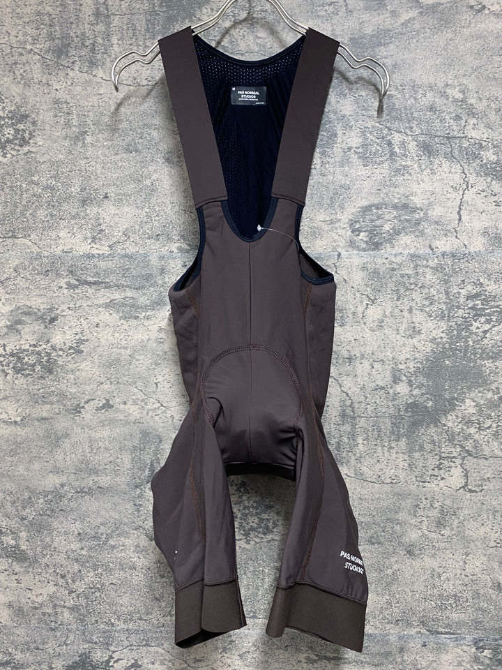 JY493 パスノーマルスタジオ PAS NORMAL STUDIOS Essential Thermal Bibs ビブショーツ パープル M 裏起毛