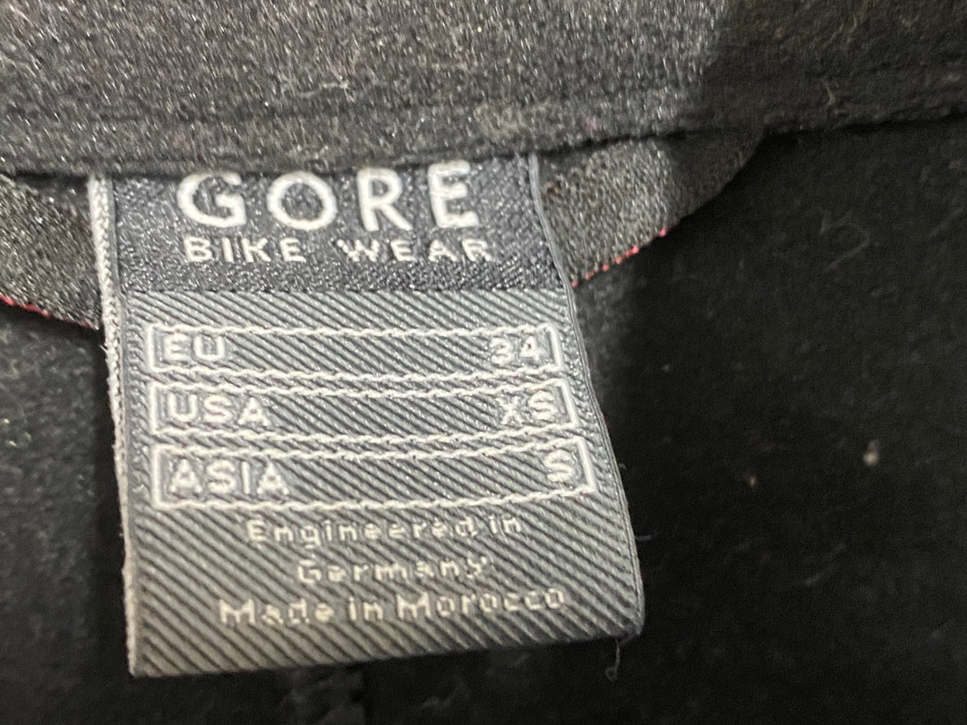 KM978 ゴアバイクウェア GORE BIKE WEAR 長袖 サイクルジャケット 黒 ASIA S レディース GORE WINDSTOPPER