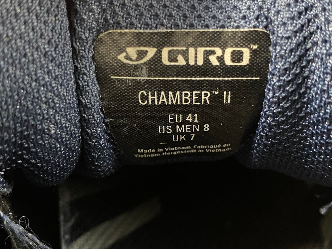 KP767 ジロ GIRO チャンバー CHAMBER 2 ビンディングシューズ 青  EU41 2穴