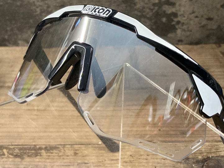 KP305 シーコン SCICON AEROSHADE XL SL2505/GRADIENT XL サングラス アイウェア 白 黒 ※汚れ