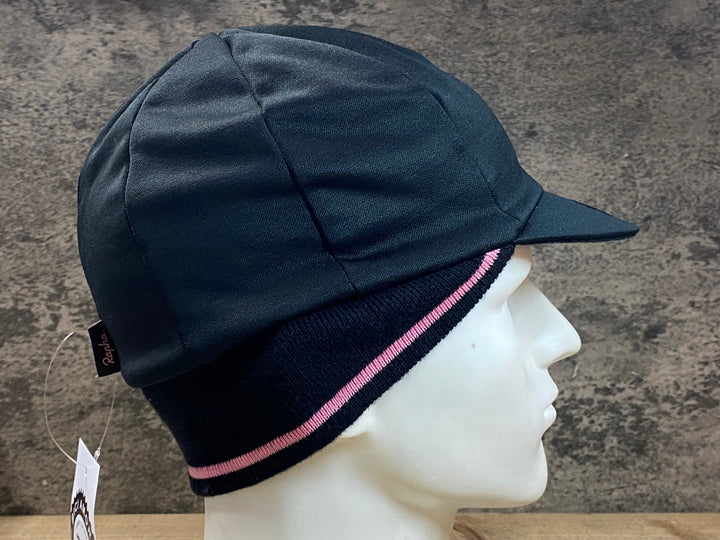 JW058 ラファ Rapha WINTER HAT サイクルキャップ 黒