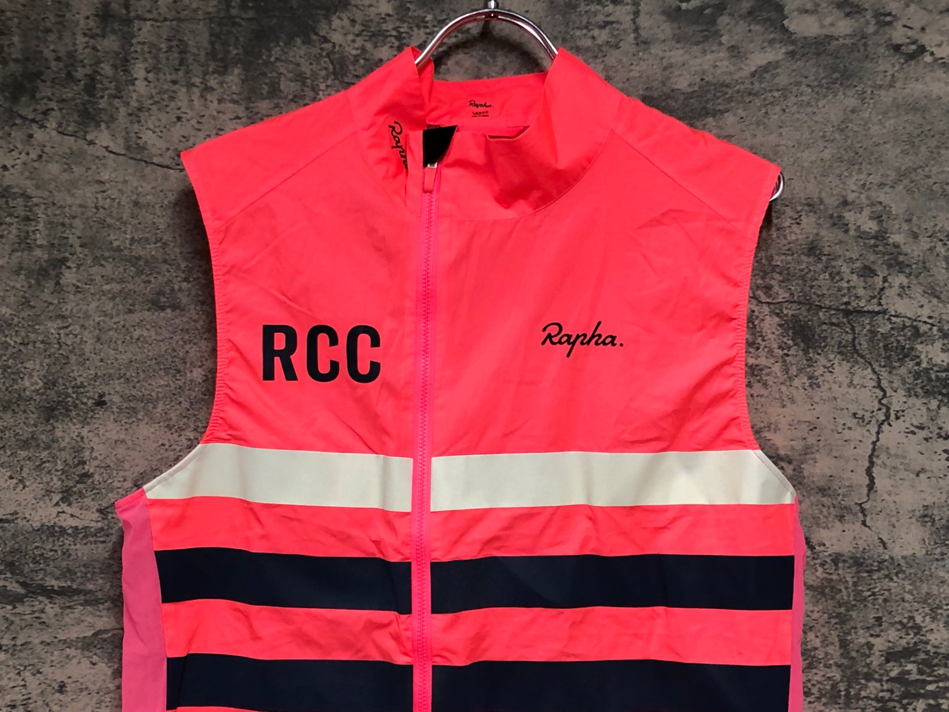 KD246 ラファ Rapha RCC BREVET GILET ジレ サイクルベスト ピンク L