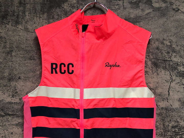 KD246 ラファ Rapha RCC BREVET GILET ジレ サイクルベスト ピンク L