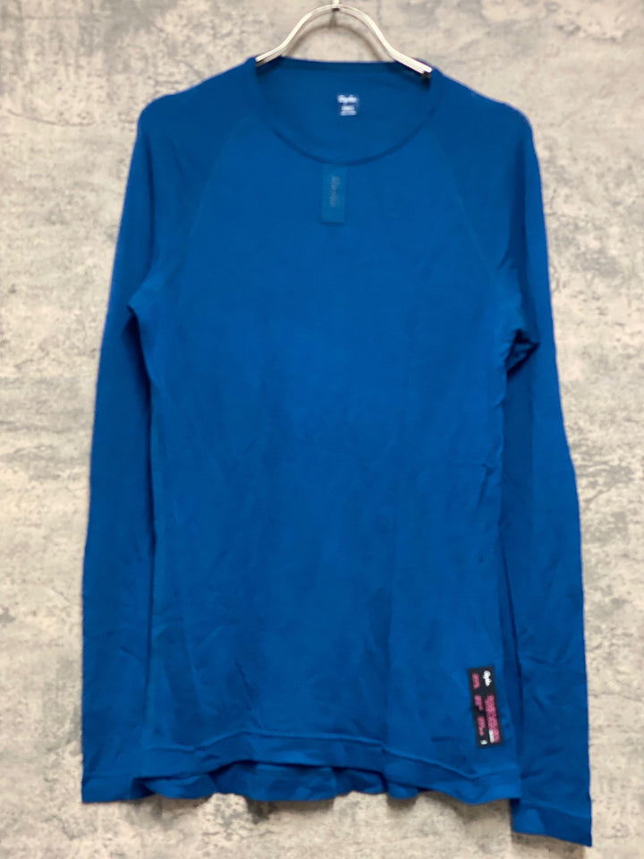 KH913 ラファ Rapha MERINO BASE LAYER LONG SLEEVE 長袖 ベースレイヤー ターコイズ S