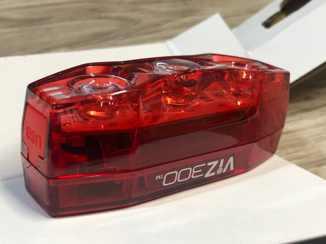 JX848 キャットアイ CATEYE AMPP900 VIZ300 前後ライトセット 点灯確認済