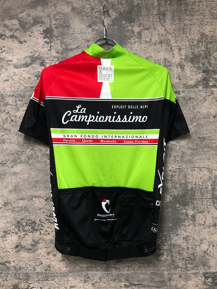 JT088 アソス assos 半袖サイクルジャージ La Campionissimo 黄緑 サイズ不明