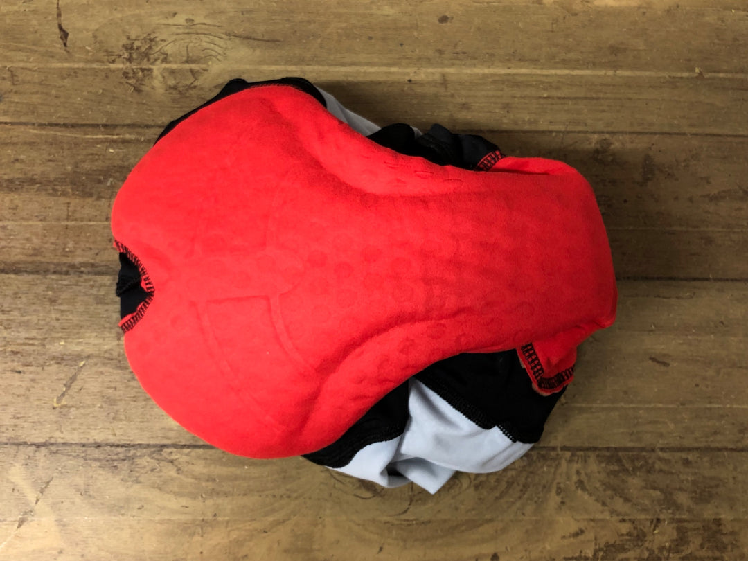 JV728 カステリ CASTELLI ビブショーツ 黒赤 L INEOS