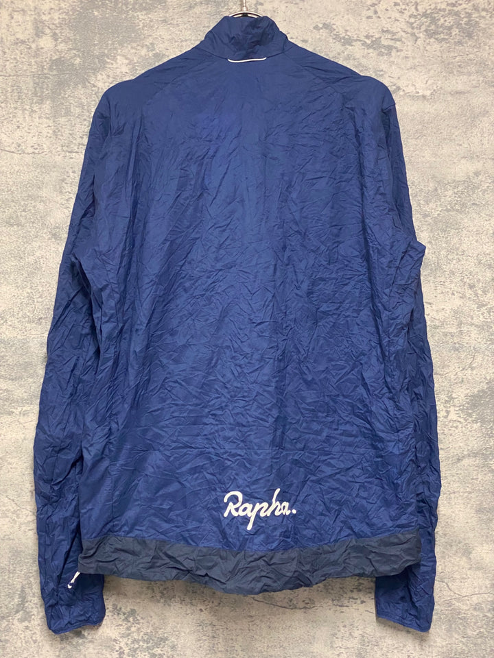 KH094 ラファ Rapha EXPLORE LIGHTWEIGHT JACKET 長袖 ウィンドブレーカー 紺 S