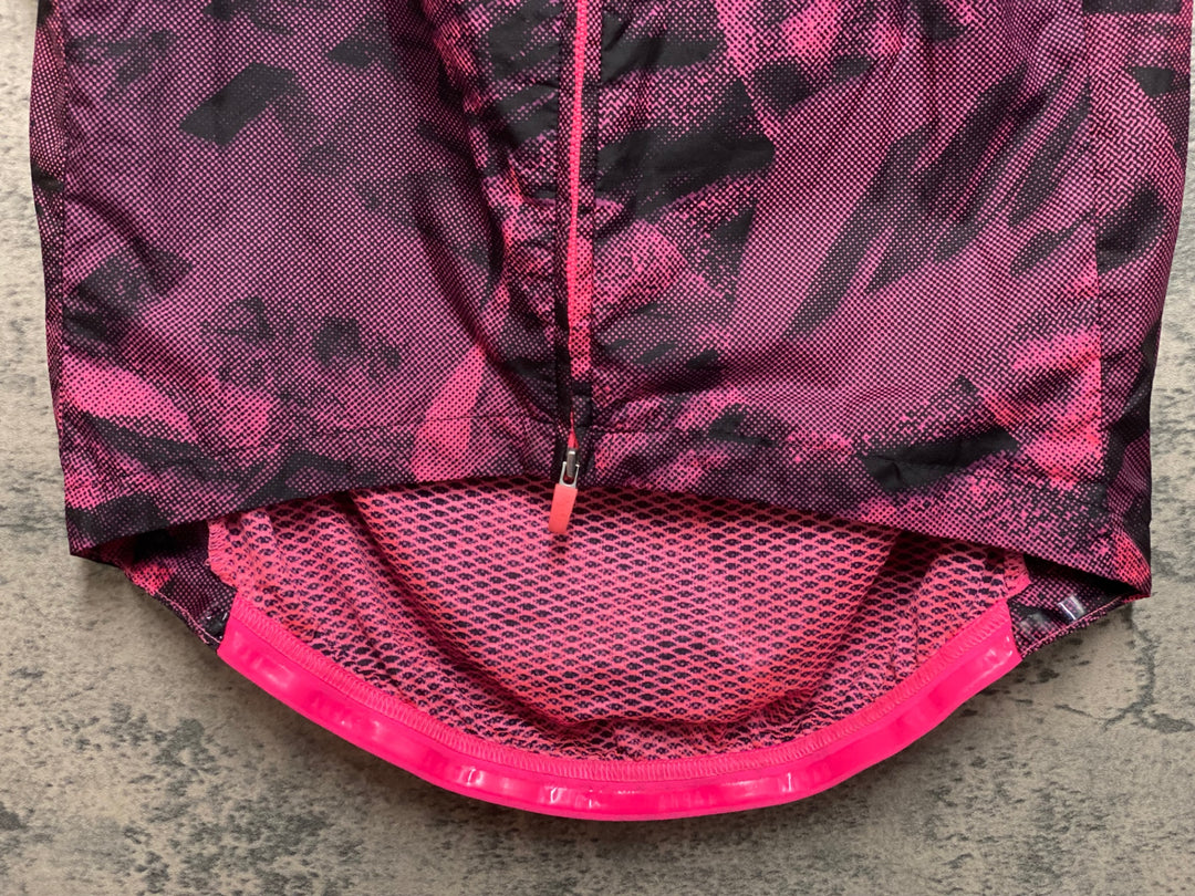 JM643 ラファ Rapha PRO TEAM LIGHTWEIGHT GILET ROAD GRAFFITI ジレ サイクルベスト 黒 ピンク M