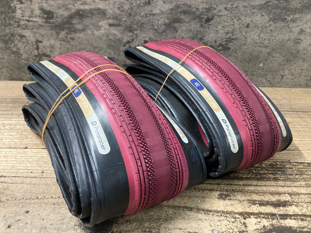 KP267 パナレーサー Panaracer GRAVELKING SS TLR チューブレスレディ タイヤ 700x45C クランベリー
