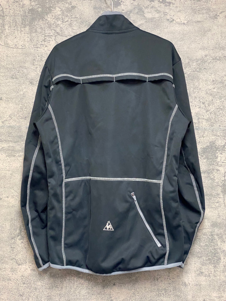 JO209 ルコックスポルティフ le coq sportif 長袖 サイクルジャケット 黒 O 裏起毛