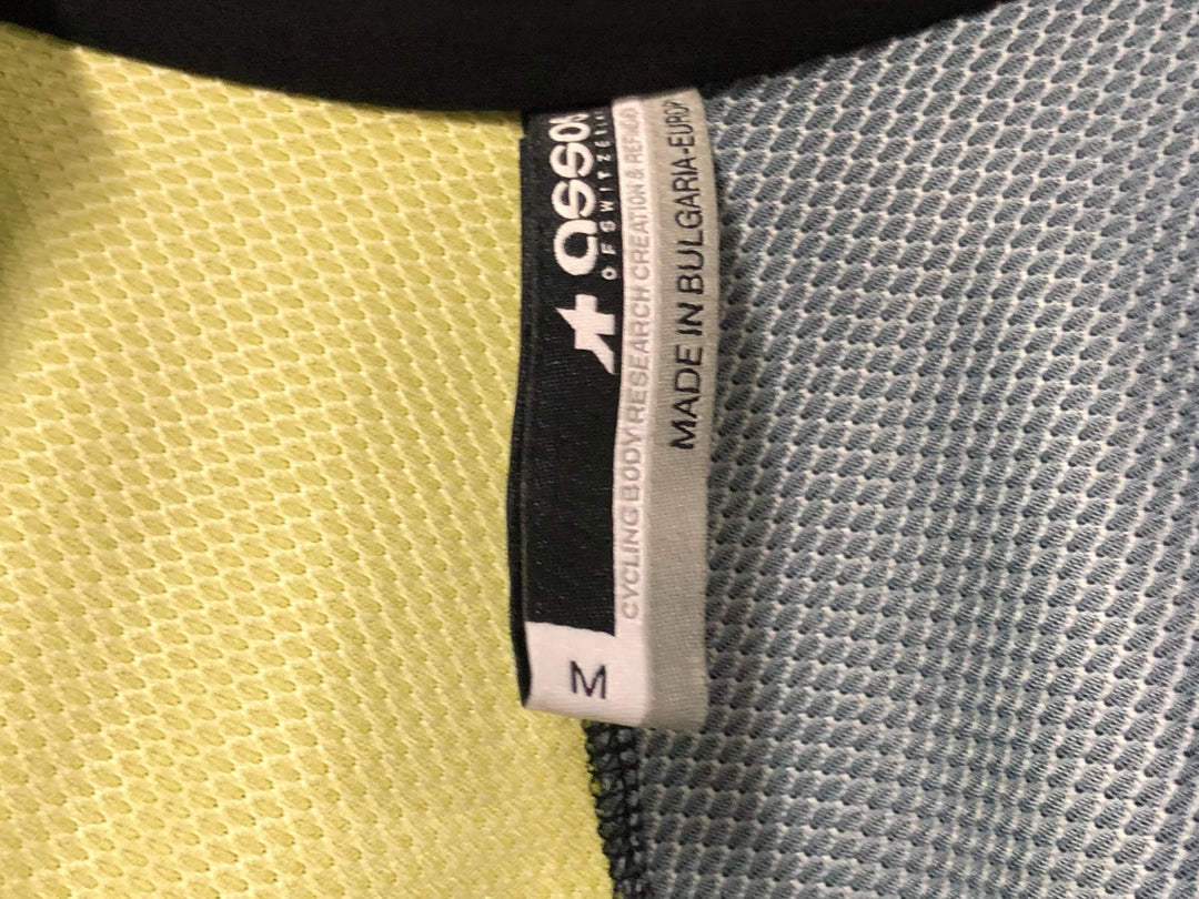 JW325 アソス assos CAPE EPIC 半袖 サイクルジャージ 黒黄緑 M