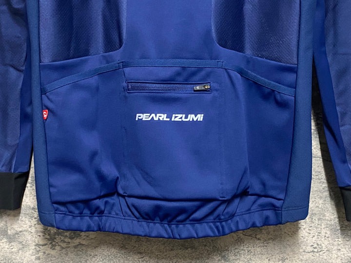 JZ249 パールイズミ PEARL iZUMi 長袖 サイクルジャケット ネイビー L 裏起毛