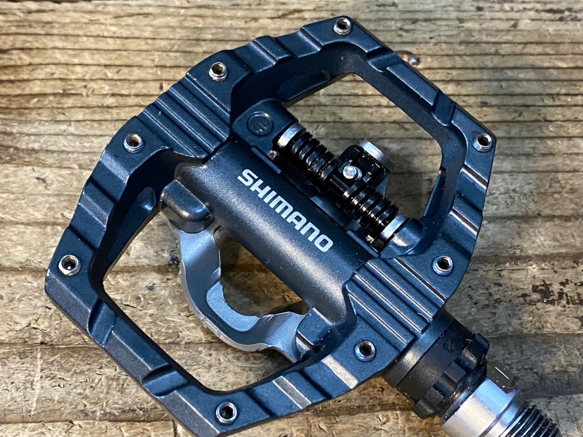 JW669 シマノ SHIMANO PD-EH500 片面フラット ビンディングペダル SPD