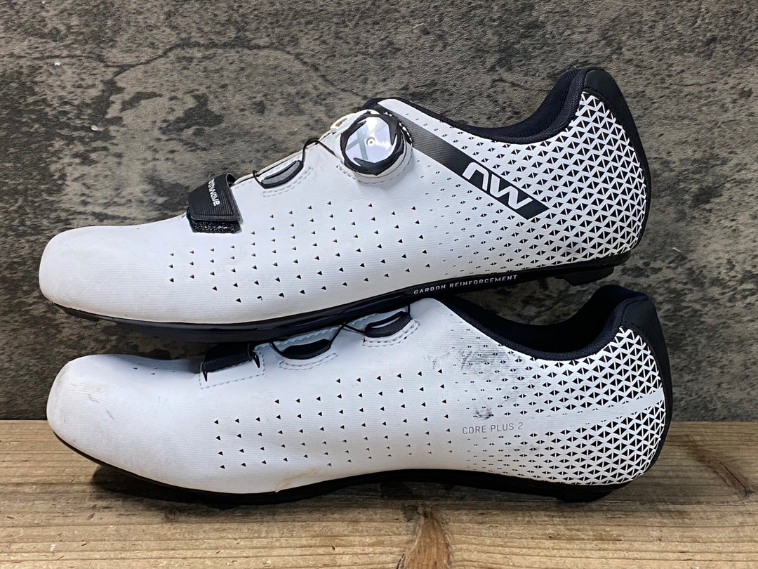 JT873 ノースウェーブ NORTHWAVE CORE PLUS 2 ビンディングシューズ 白 3穴 EU42