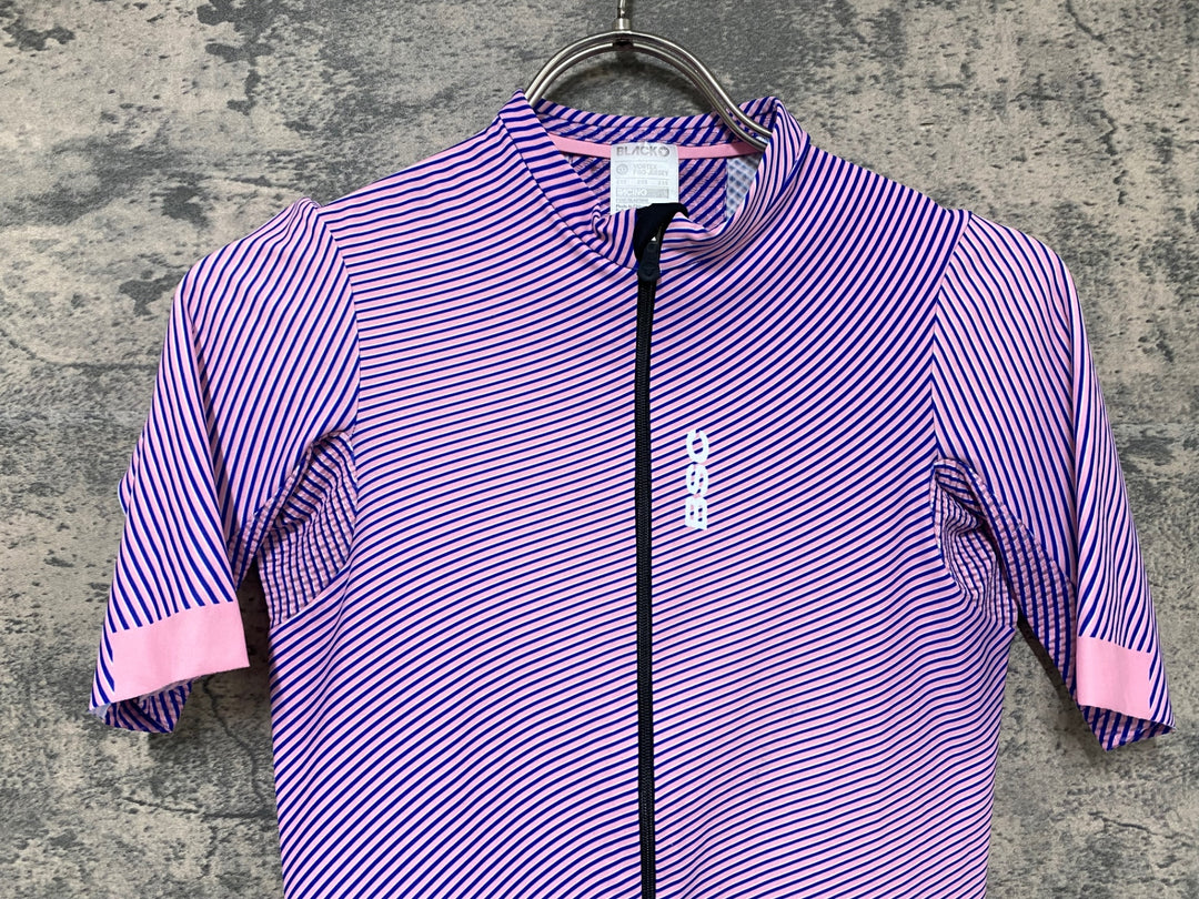 JY820 ブラックシープ BLACK SHEEP VORTEX PRO JERSEY 半袖 サイクルジャージ ネイビー ピンク XXS