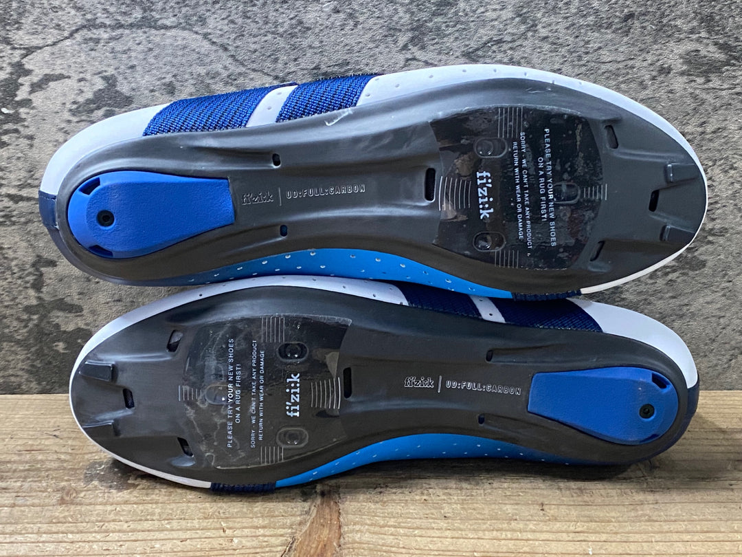 KI042 フィジーク fizik VENTO POWERSTRAP R1 モビスター MOVISTAR ビンディングシューズ 3穴 EU43 1/2