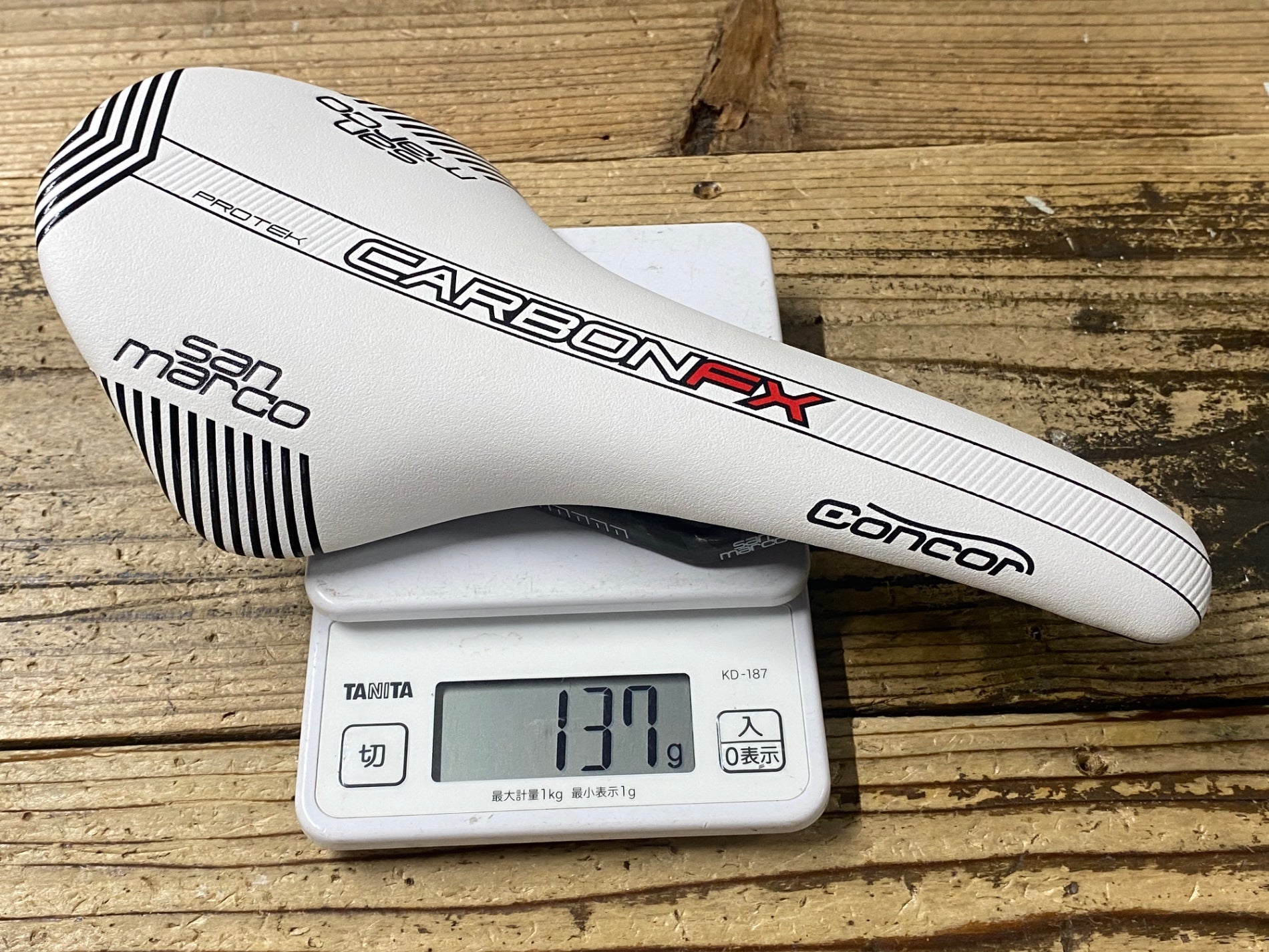 KJ057 サンマルコ san marco Concor CARBON FX PROTEK サドル 白