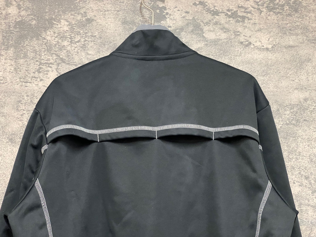JO209 ルコックスポルティフ le coq sportif 長袖 サイクルジャケット 黒 O 裏起毛