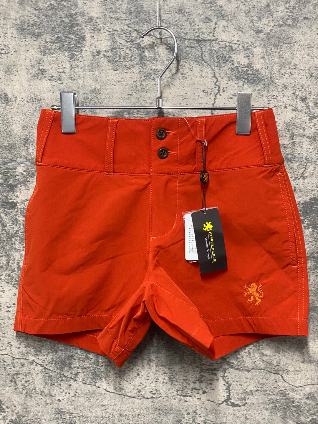 JO897 カペルミュール KAPELMUUR ストレッチショートパンツ オレンジ 34