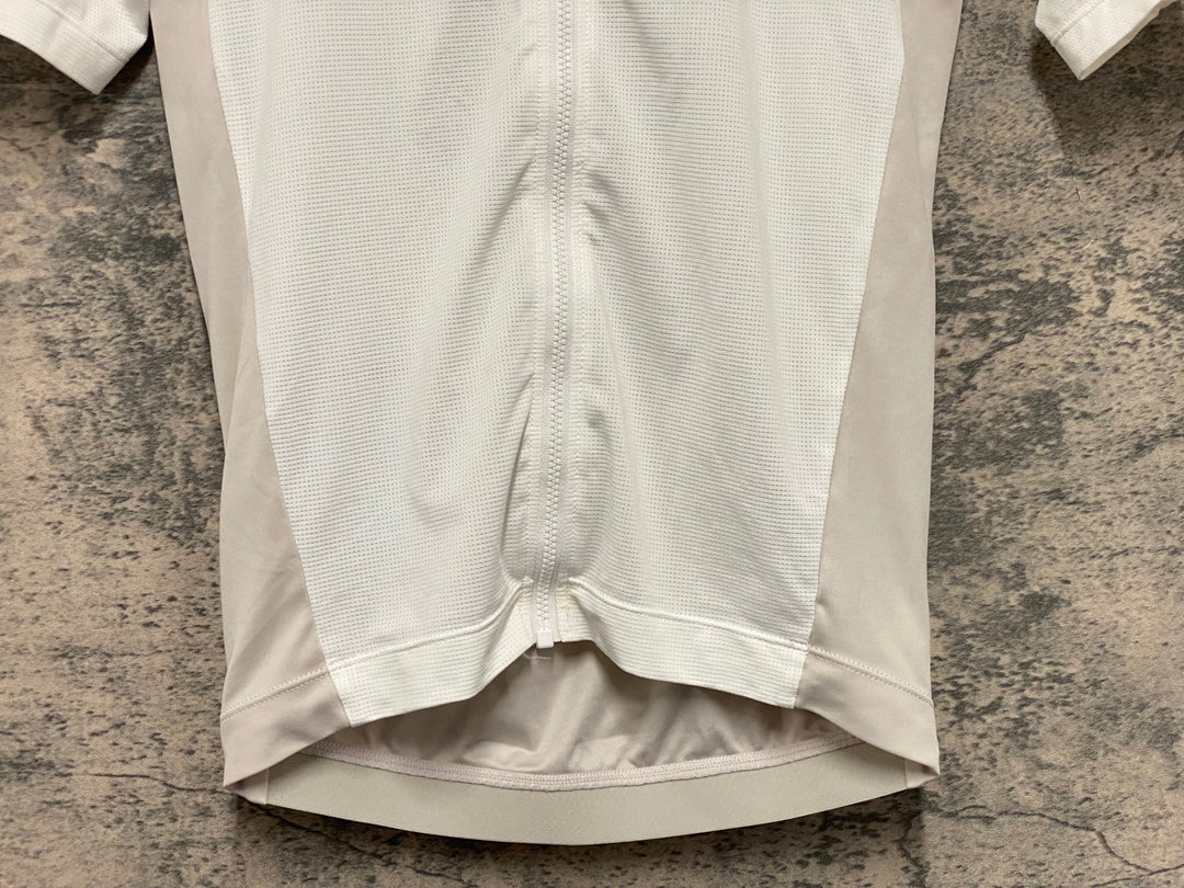 KM416 ラファ Rapha MENS PRO TEAM JERSEY 半袖 サイクルジャージ 白 ベージュ S