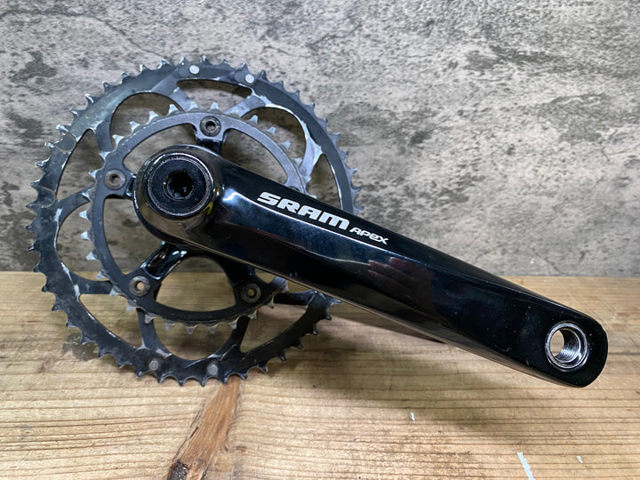 JI678 スラム SRAM APEX クランクセット GXP 50/34T 170mm