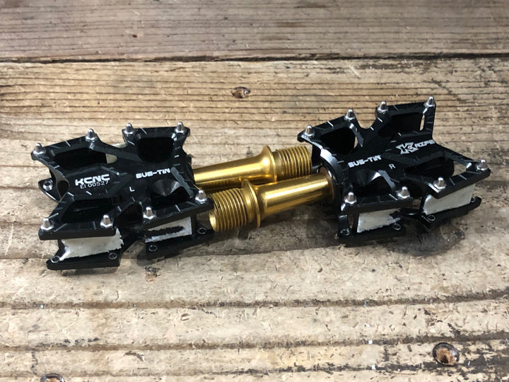JO958 KCNC KYREX SLIM ROAD PLATFORM フラットペダル ステンレスシャフト