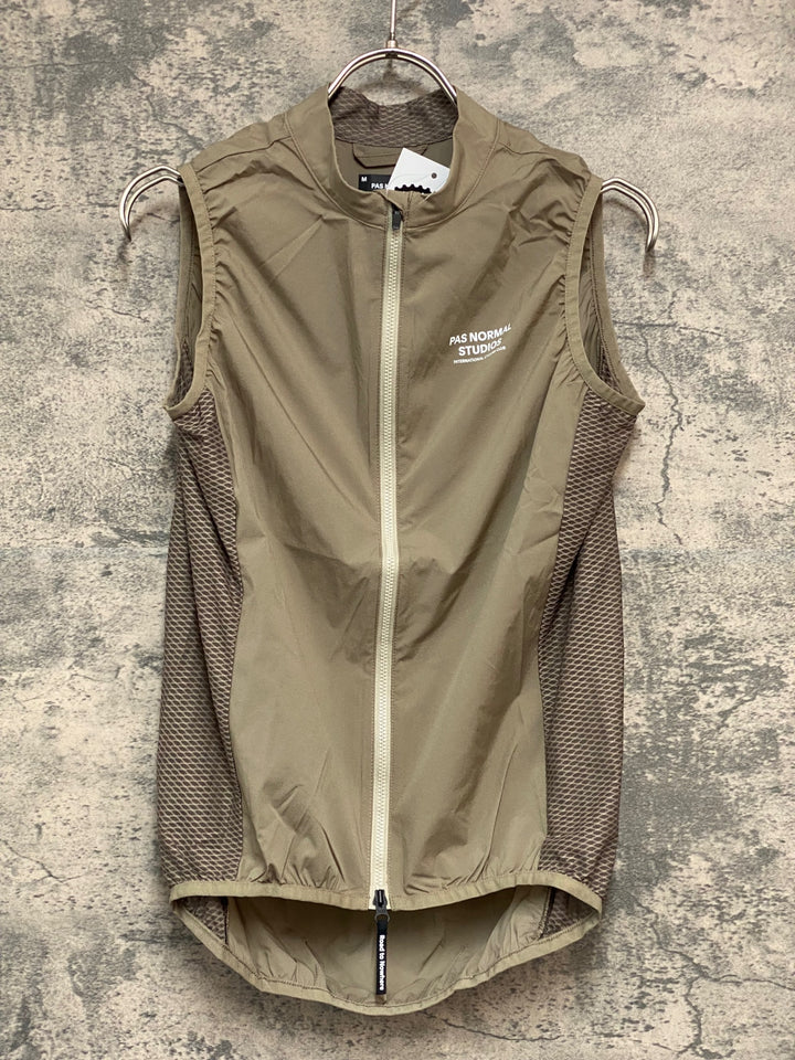 JY512 パスノーマルスタジオ PAS NORMAL STUDIOS Mechanism Stow Away Gilet ジレ サイクルベスト ベージュ M