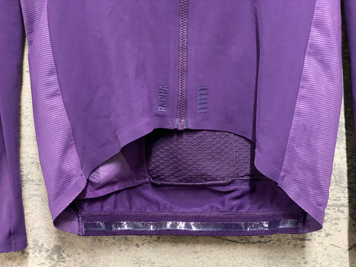 KE007 ラファ Rapha PRO TEAM LONG SLEEVE THERMAL JERSEY 長袖 サイクルジャージ パープル S