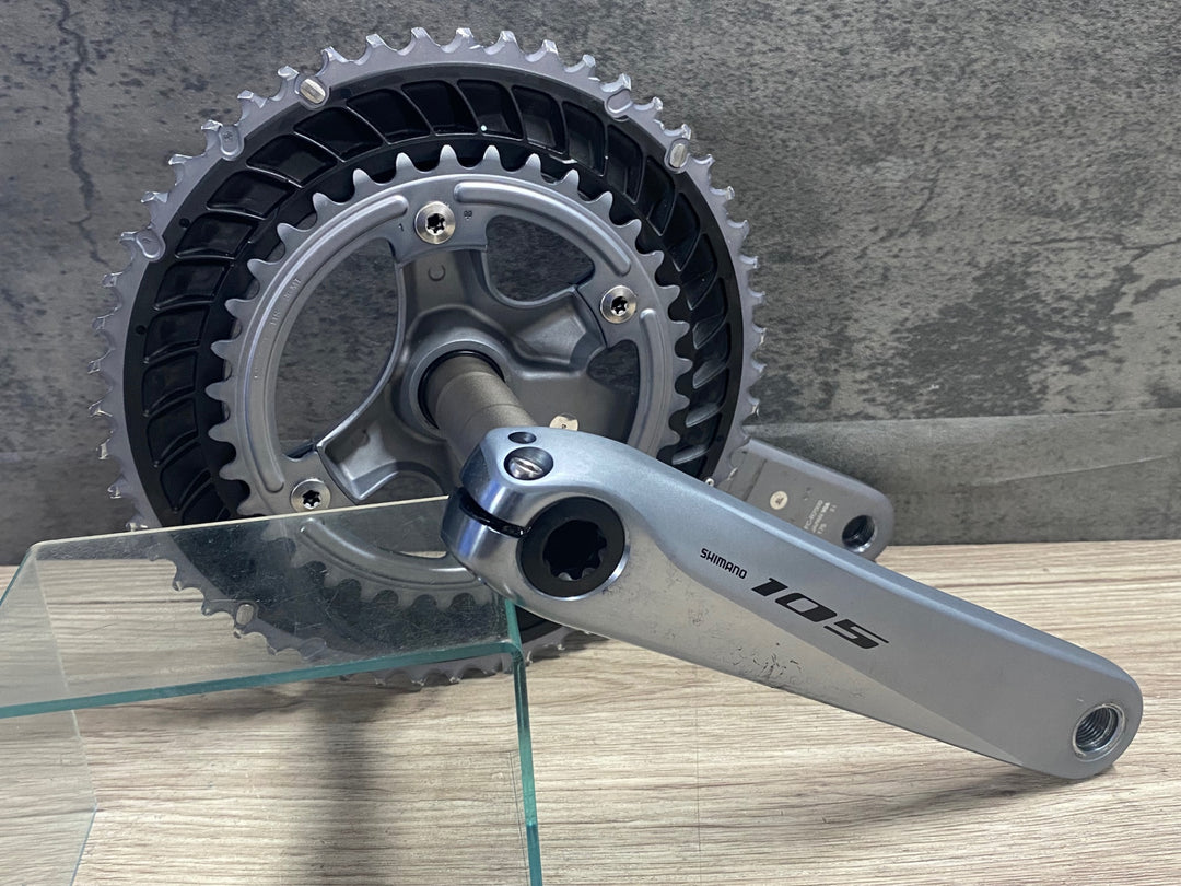 KJ033 シマノ SHIMANO 105 FC-R7000 クランクセット 175mm 52/36T 11S シルバー
