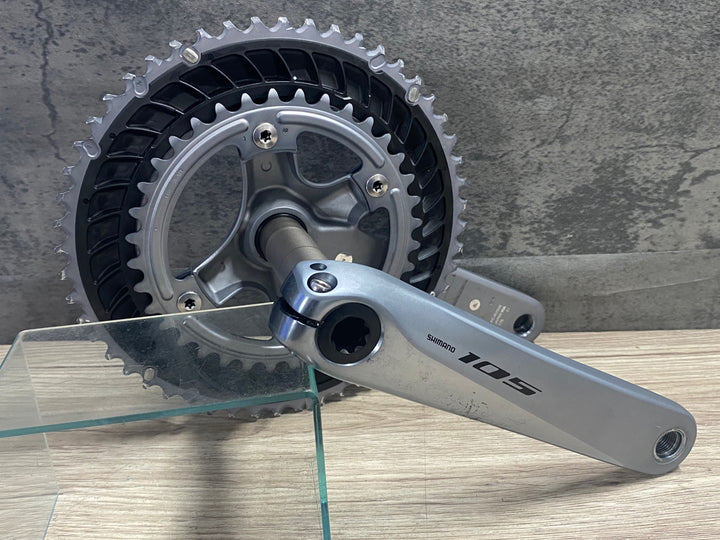 KJ033 シマノ SHIMANO 105 FC-R7000 クランクセット 175mm 52/36T 11S シルバー