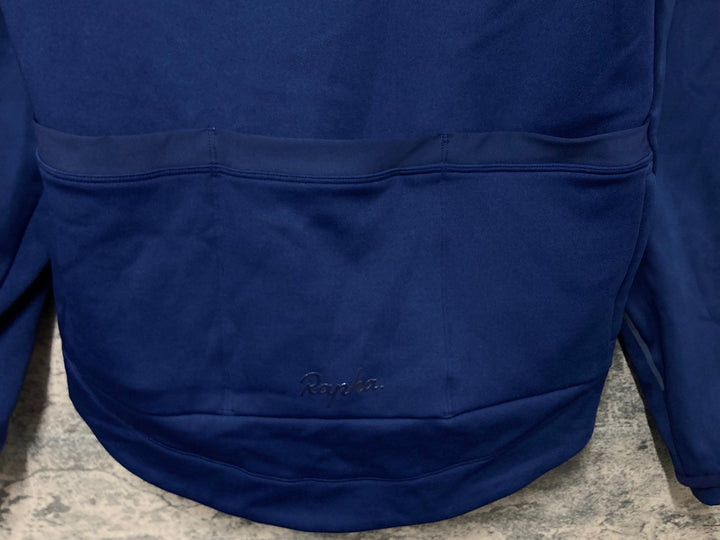 KC669 ラファ Rapha CORE WINTER JACKET 長袖 サイクルジャケット 濃青 XL 裏起毛