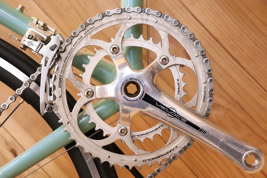 ビアンキ BIANCHI ジロ GIRO カンパニョーロ ヴェローチェ 10S クロモリ ロードバイク 【芦屋店】