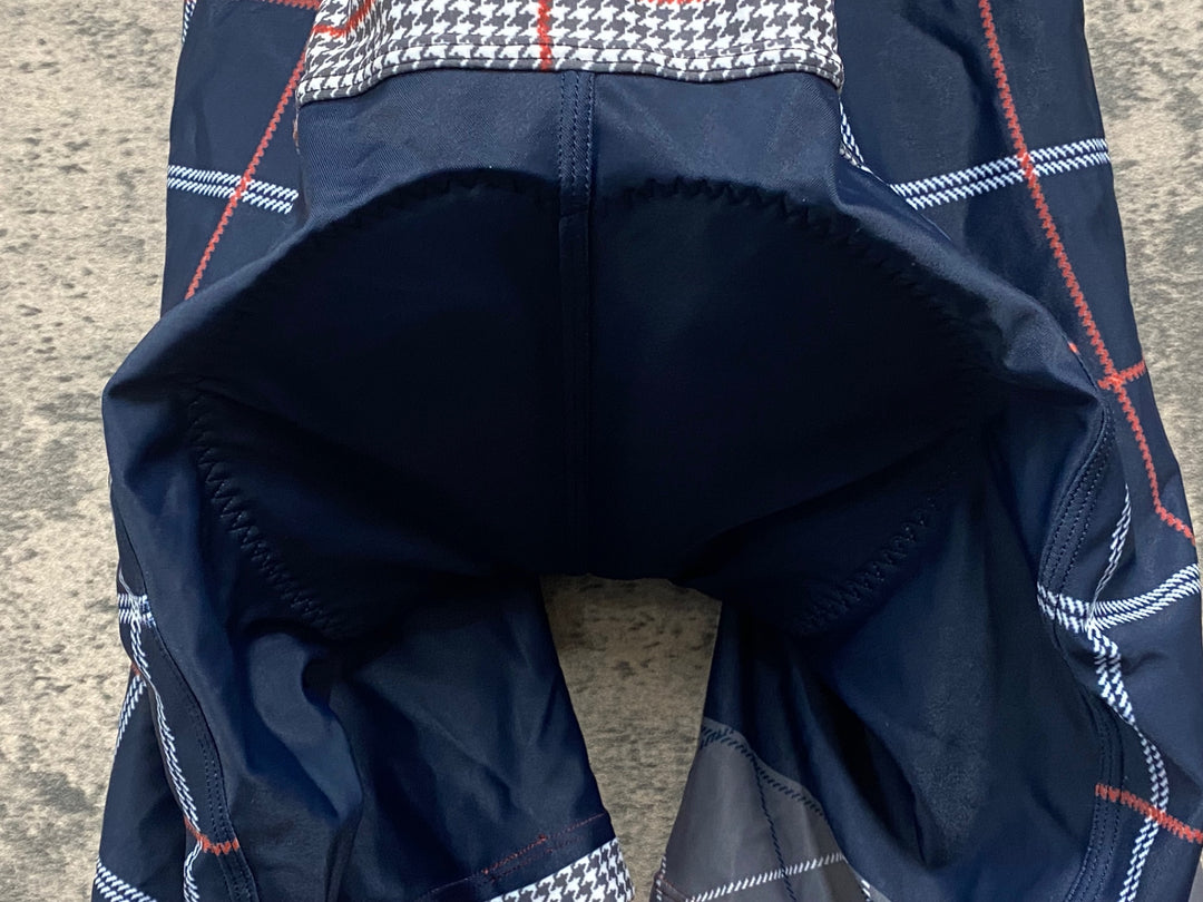 JU184 バレット VALETTE ビブショーツ ネイビー 総柄 M
