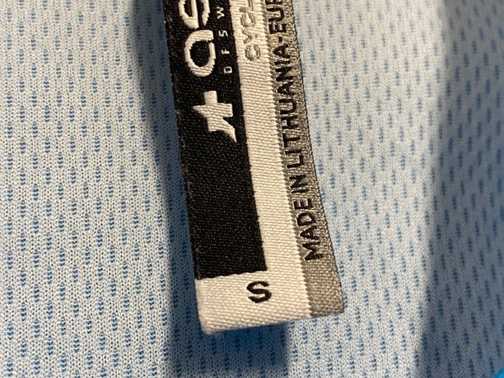 KE793 アソス assos 半袖 サイクルジャージ 水色 S Heritage LTD ※擦れ