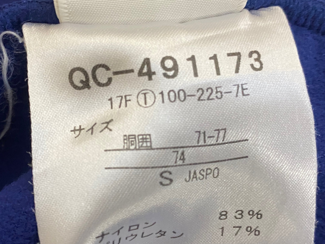 JT584 ルコックスポルティフ le coq sportif レーサータイツ 青 S 裏起毛