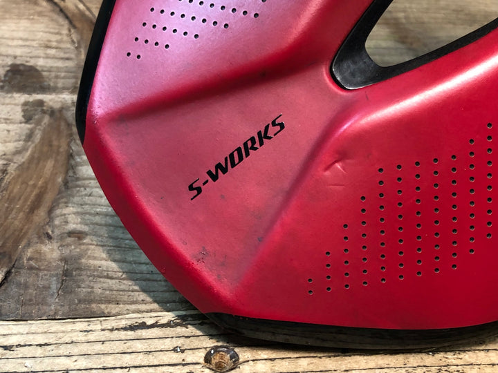 JA466 スペシャライズド SPECIALIZED S-WORKS POWER サドル 赤 カーボンレール 155mm