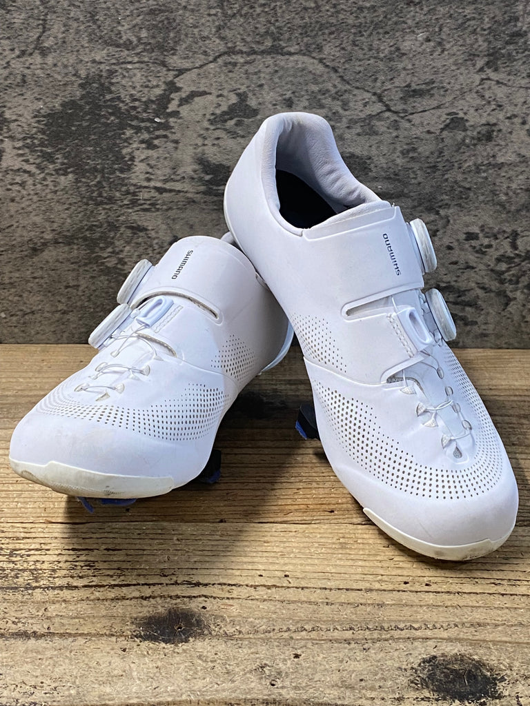 KG628 シマノ SHIMANO RC7 SH-RC703M ビンディングシューズ 白 EU40