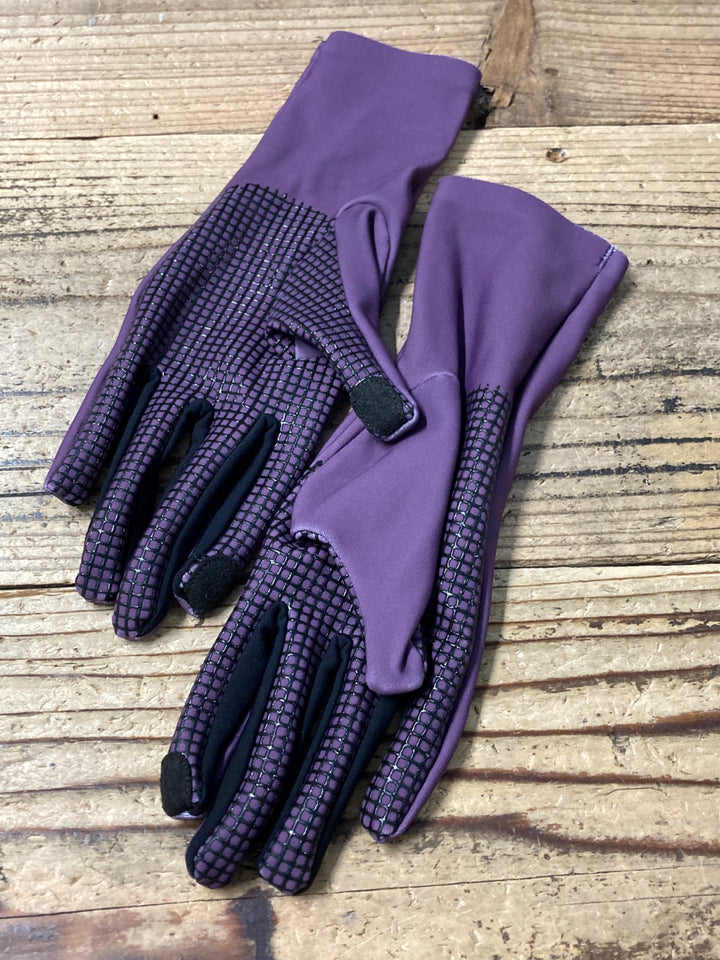 KM730 フィンガークロスド FINGERSCROSSED MID SEASON GLOVES 長指 グローブ 紫 M 裏起毛