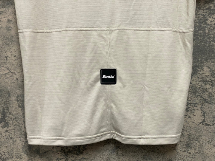JY863 サンティーニ Santini 半袖 Tシャツ オフホワイト M POLARTEC DELTA