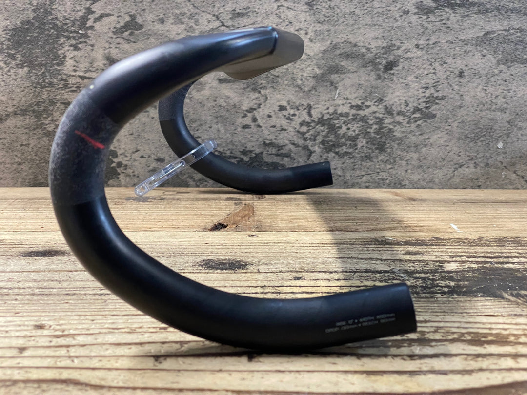 KB938 スペシャライズド SPECIALIZED AEROFLY2 カーボンドロップハンドル エンドC-C400mm Φ31.8 ケーブルカバー欠品
