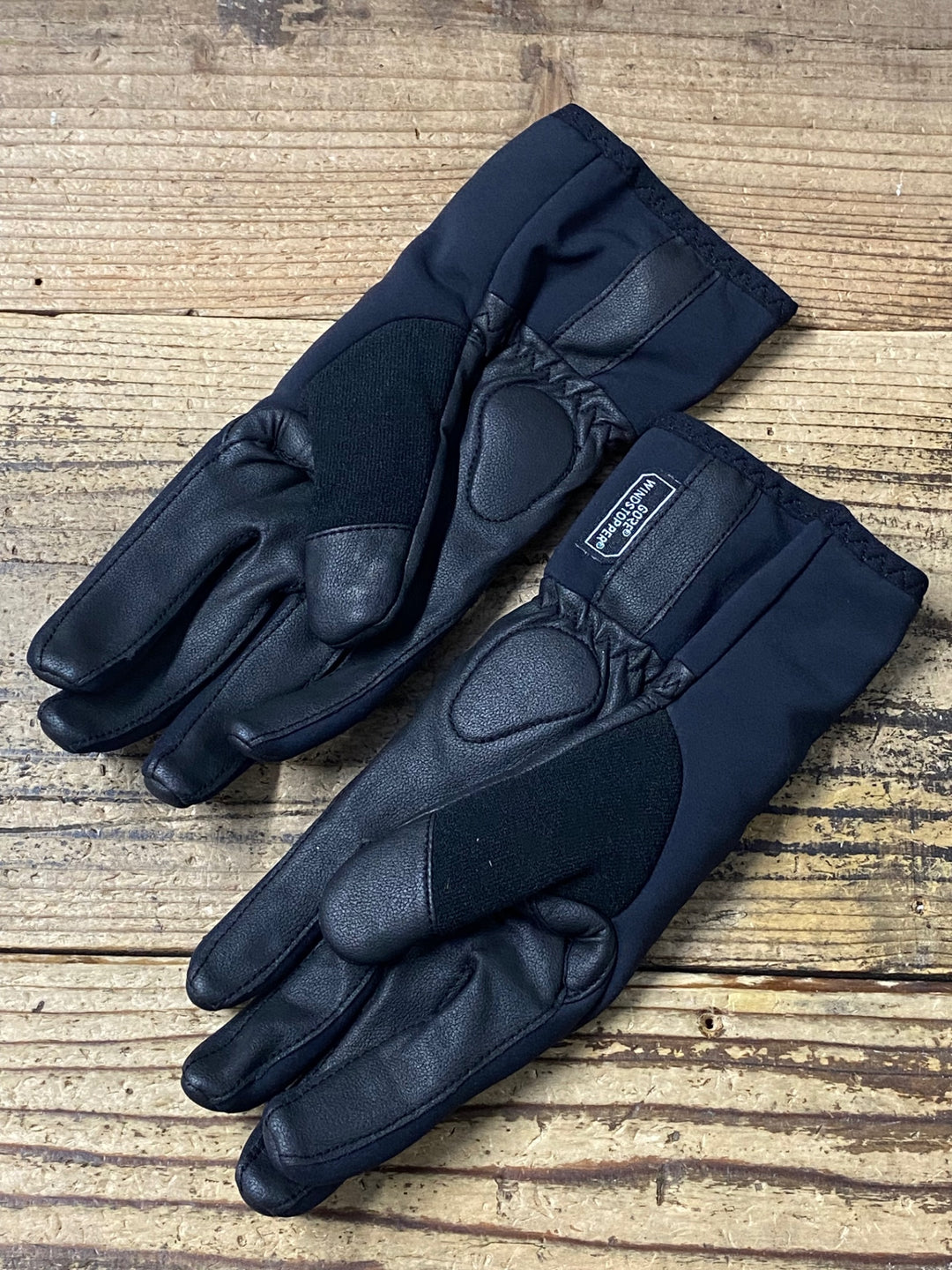KD478 モンベル mont-bell 長指 グローブ 黒 S 裏起毛 GORE WINDSTOPPER
