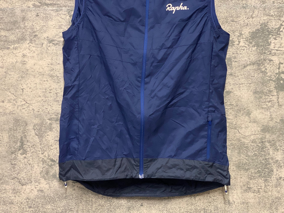 KH708 ラファ Rapha EXPLORE LIGHTWEIGHT GILET サイクルベスト ジレ 紺 S