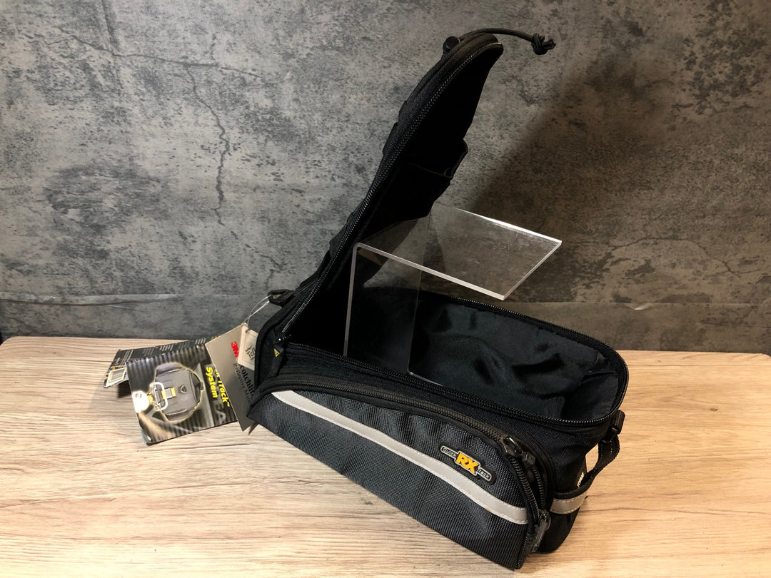 JV572 トピーク TOPEAK RX Trunk Bag EX リアキャリアバッグ 黒 ※ジッパー破損