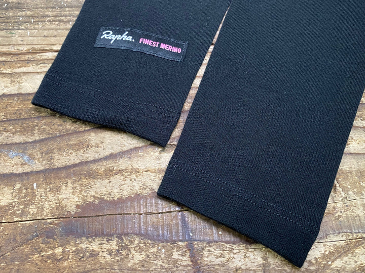 JF005 ラファ Rapha MERINO ARM WARMERS アームウォーマー 黒 M
