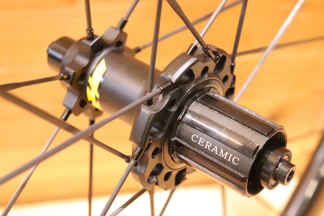状態良好！ エリートホイール ELITE WHEELS ドライブ DRIVE 40V シマノ 11S/12S 19.5C カーボン チューブレス ロードバイク ホイールセット 【広島店】